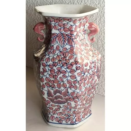 Vase rose de Chine 30cm