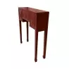 Console chinoise rouge 3 tiroirs