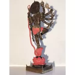 Nataraja 8 bras en bronze rose