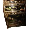 Vitrine chinoise motif paysages