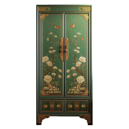 Armoire chinoise bleue