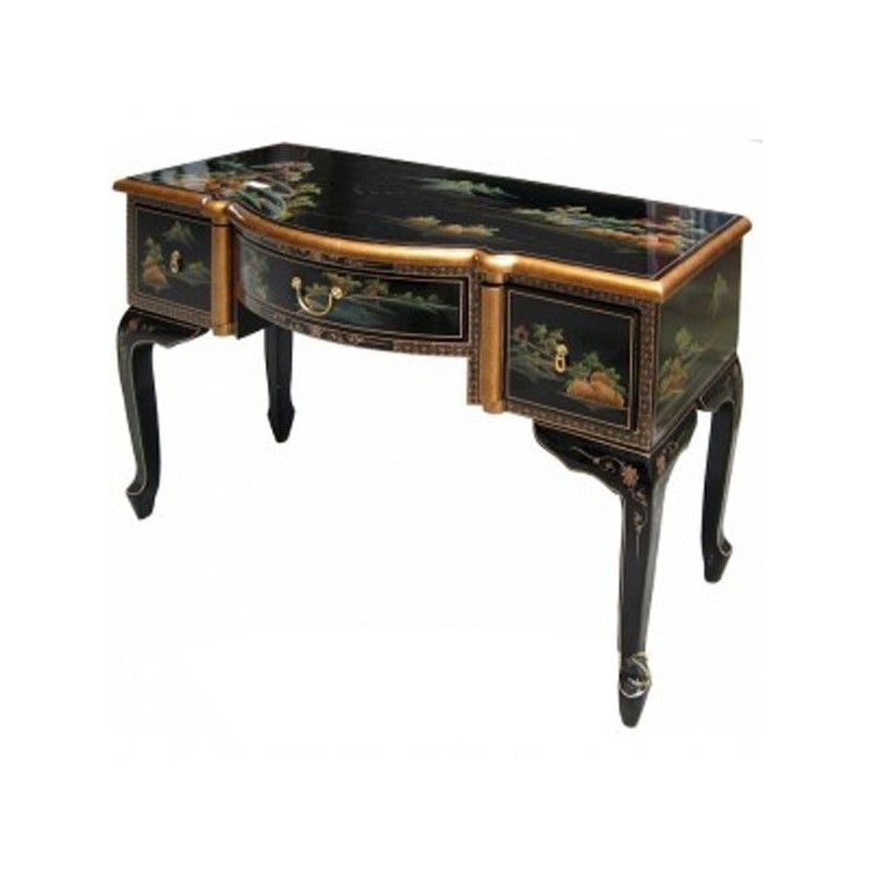 Bureau chinois laque noire