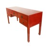 Bureau chinois ou console rouge