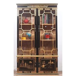 Vitrine chinoise noire