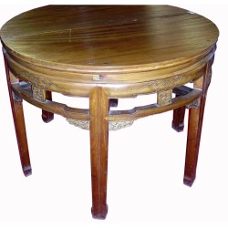 Table chinoise  ronde de la capitale du nord