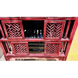 Armoire vietnamienne rouge kitchen cabinet