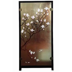 Armoire chinoise fleurs de...