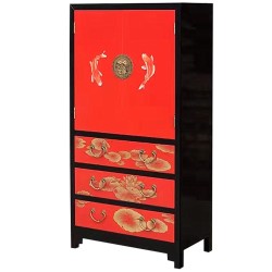 Armoire chinoise laquée...