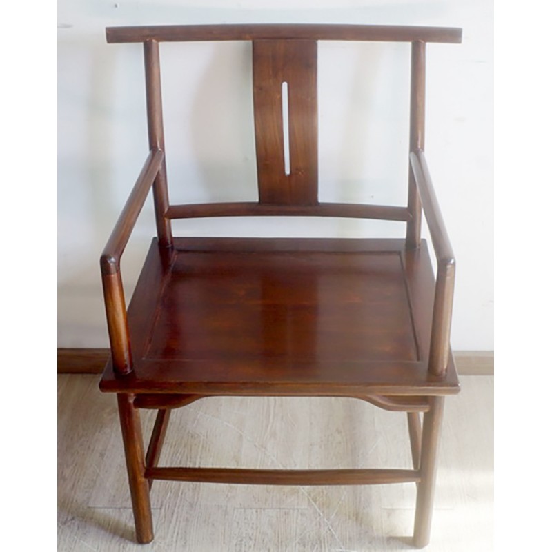 Fauteuil chinois fabriqué en bois de fruitier