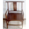 Fauteuil chinois fabriqué en bois de fruitier