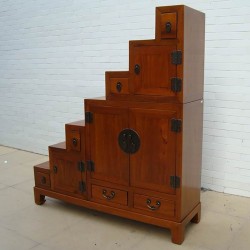 Meuble escalier chinois 1 face - Haut droit - 125x140 cm