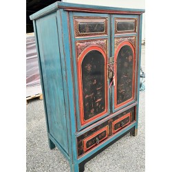 Armoire vietnamienne bleue