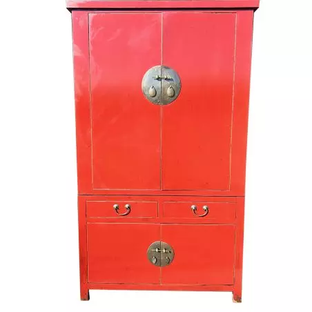 Armoire de mariage chinoiserouge sang de boeuf