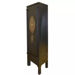 Armoire d'angle chinoise en orme