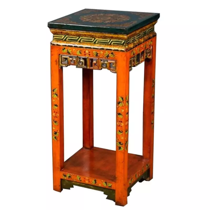 Console tibétaine orange