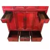 Armoire ancienne rouge sang de boeuf